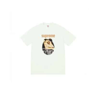 Supreme kiss tee turquoise