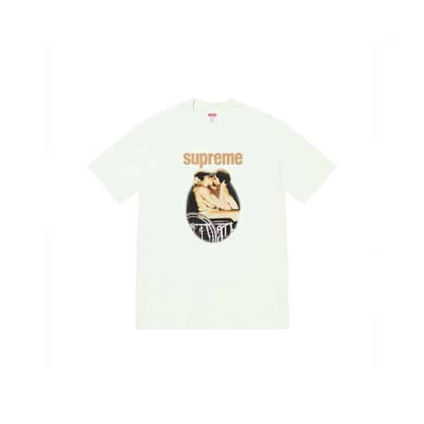 Supreme kiss tee turquoise