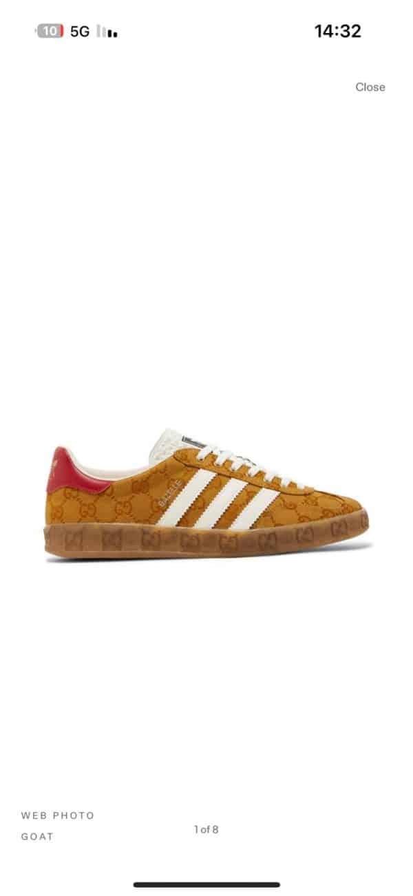 Adidas x Gucci Gazelle Brown