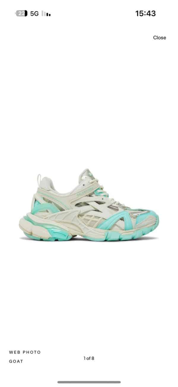 Balenciaga Track White Green