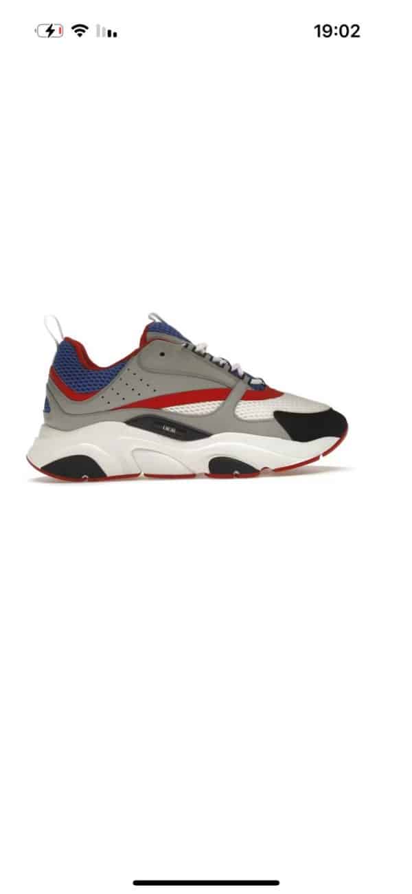 Dior B22 White Red Blue
