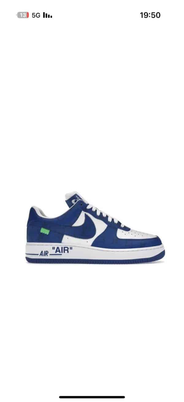 Louis Vuitton Air Force 1 Blue