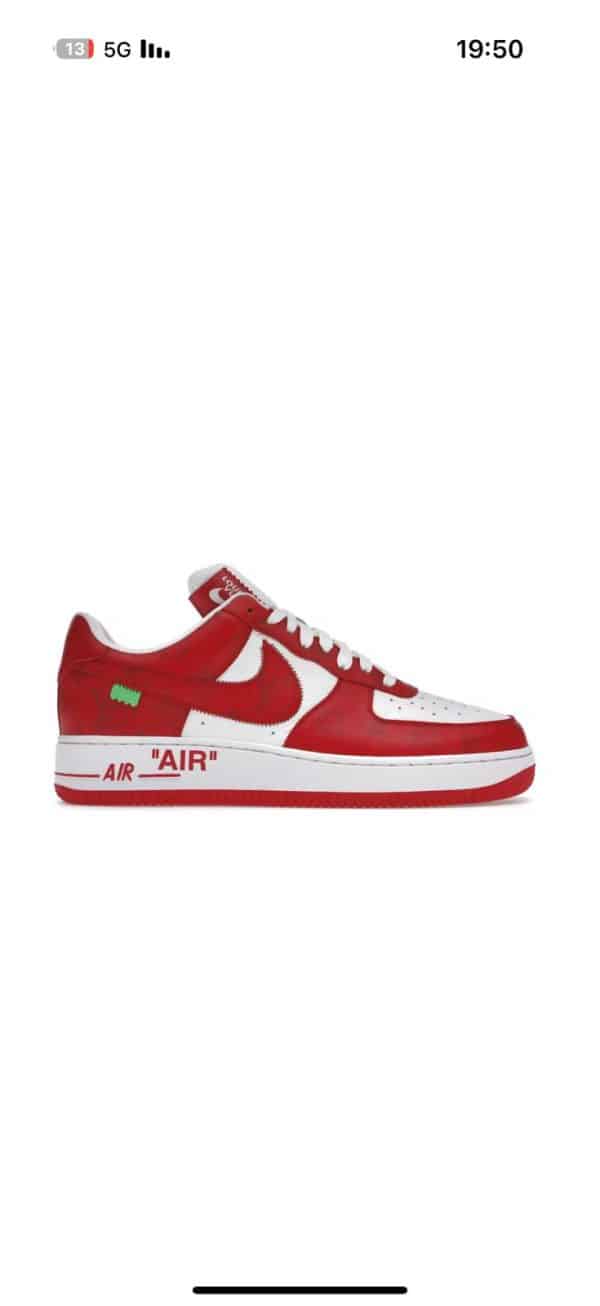 Louis Vuitton Air Force 1 Red
