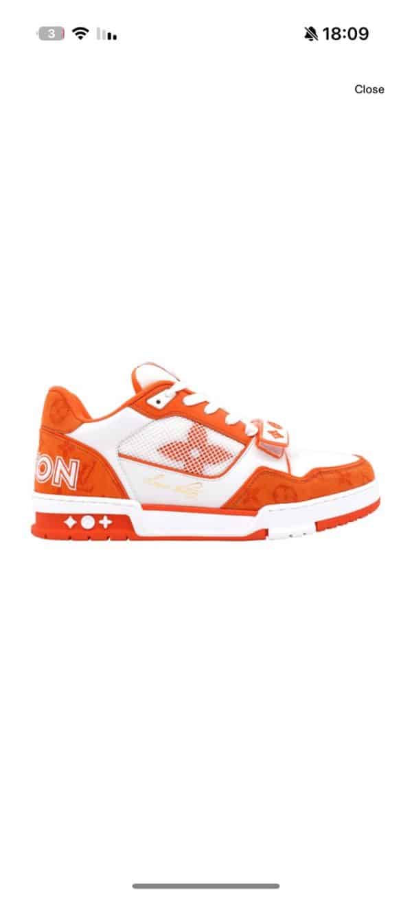 Louis Vuitton Trainer Orange